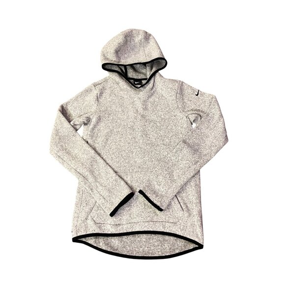 Nike Hypernatural Therma-Fit Hoodie Womens S Used Gray Black Trim 806981-063 - Picture 11 of 16